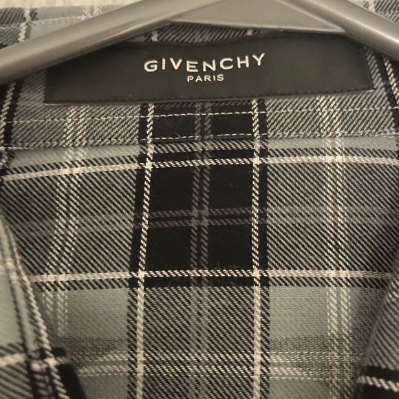 Givenchy Grey star plaid shirt - Picture 4 of 7